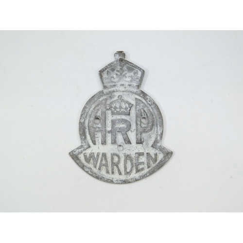 9166 - A reproduction ARP Warden plaque