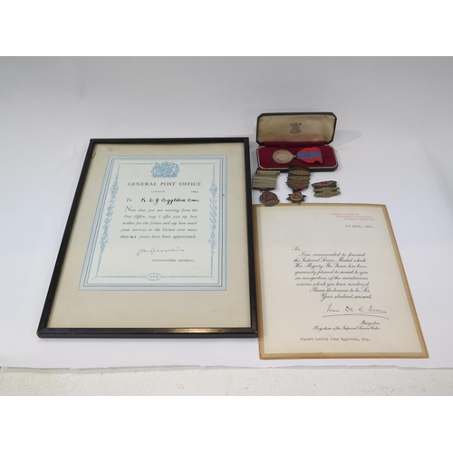 9235 - An Elizabeth II cased Imperial Service Medal (ISM) with award documents and driving proficiency meda... 