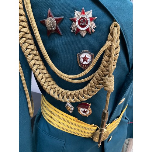 9003 - A Cold War era Russian Soviet USSR Colonel's full parade uniform (Motorised Rifle Troops) consisting... 