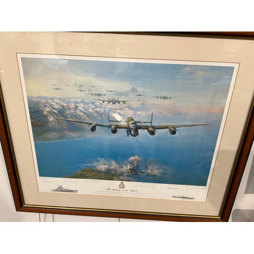 9068 - A limited edition print after Frank Wotton 'The Sinking of The Tirpitz', signed by the artist vetera... 