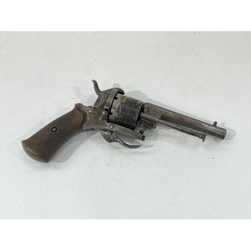 9307 - A mid 19th Century Belgian pinfire pocket pistol