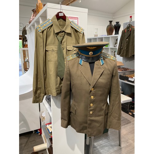 9115 - A Cold War era Russian Soviet USSR Colonel's everyday uniform (Airforce) consisting of trousers, jac... 