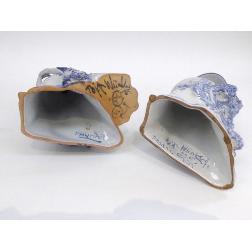 7203 - BJORN WIINBLAD (Danish 1918-2006)  A pair of Earthenware 