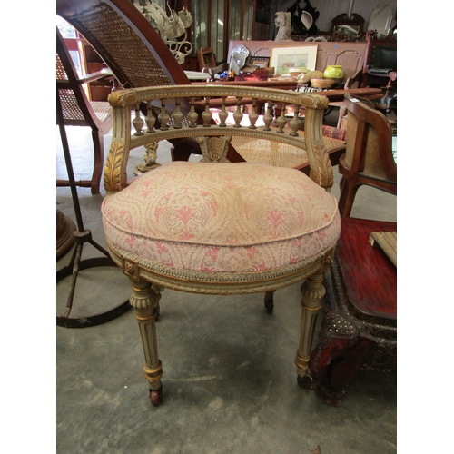 2013 - A 19th Century French gilt Boudoir chair