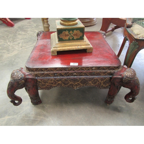 2015 - An Indian elephant coffee table