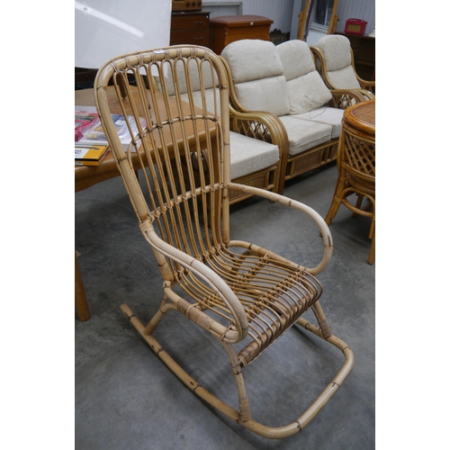 2512 - A bamboo rocking chair