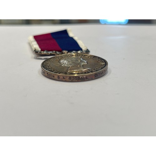 9471 - WITHDRAWN - An Elizabeth II Royal Air Force Long Service and Good Conduct Medal named to CHF TECH D.... 