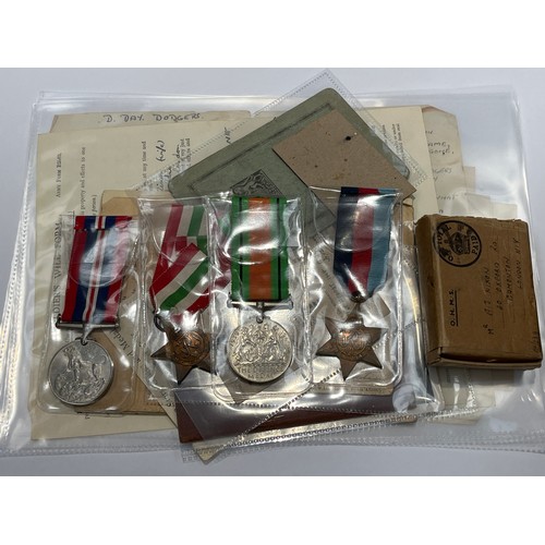 9480 - A WWII medal group to 14540279 DVR. ALBERT JOHN NIXON ROYAL SIGNALS with 1939-45 Star, Africa Star, ... 