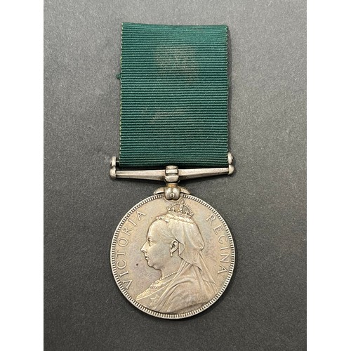 9485 - NORFOLK REGIMENT INTEREST: A Victorian Volunteer Long Service Medal (1894-) named to 903 SGT. J.H. P... 