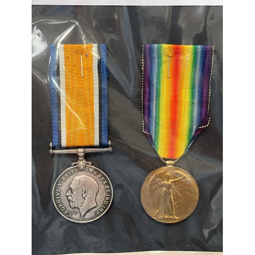 9449 - NORFOLK REGIMENT INTEREST: Two pairs of WWI medals named to 32398 PTE. R. MARCHANT NORF. R. and 1724... 