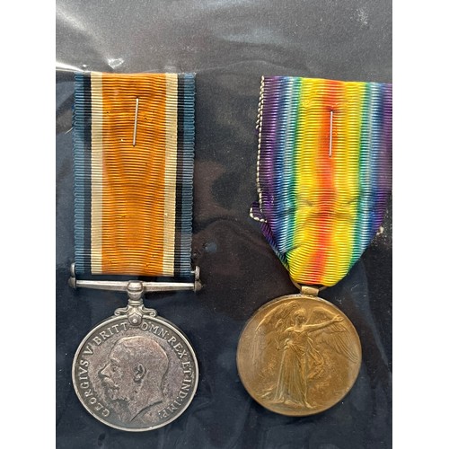 9448 - NORFOLK REGIMENT INTEREST: Two pairs of WWI medals named to 41704 PTE. W.A. CAMPLING NORF. R. and 49... 