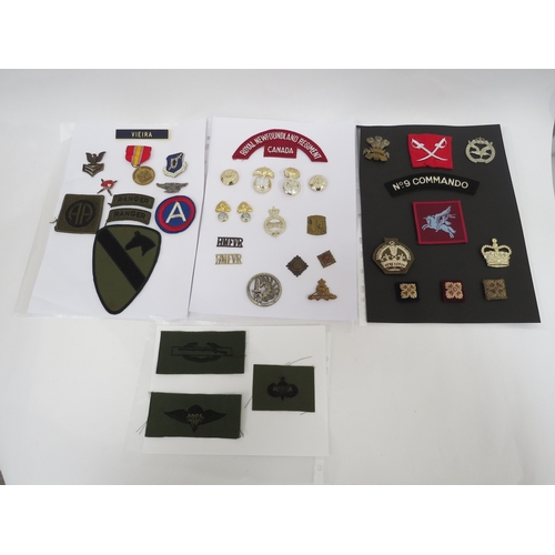 9253 - A quantity of mainly post war British military badges including RAF and Navy