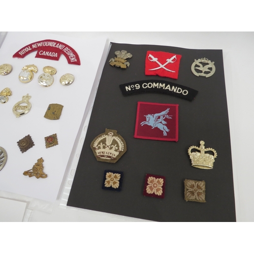 9253 - A quantity of mainly post war British military badges including RAF and Navy