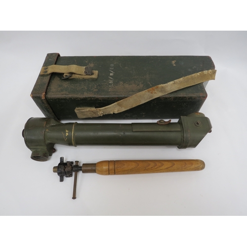 9272 - A British Army periscope Mk. 4, numbered 9395, with case