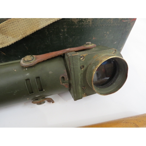 9272 - A British Army periscope Mk. 4, numbered 9395, with case