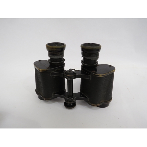 9279 - A pair of WWII German Goertz of Berlin binoculars with leather case