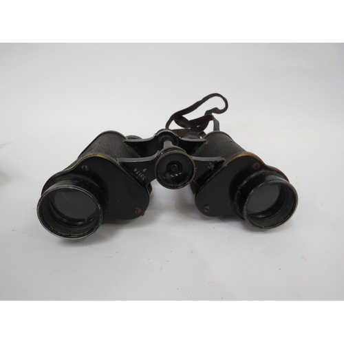 9279 - A pair of WWII German Goertz of Berlin binoculars with leather case