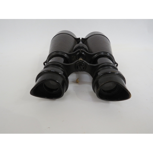 9283 - A pair of WWII artillery type binoculars, broad arrow marked no. 61141