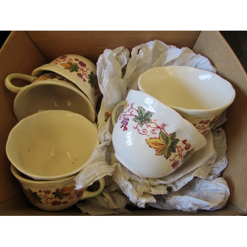 1168 - Two boxes of ceramics including a set of Royal Doulton 