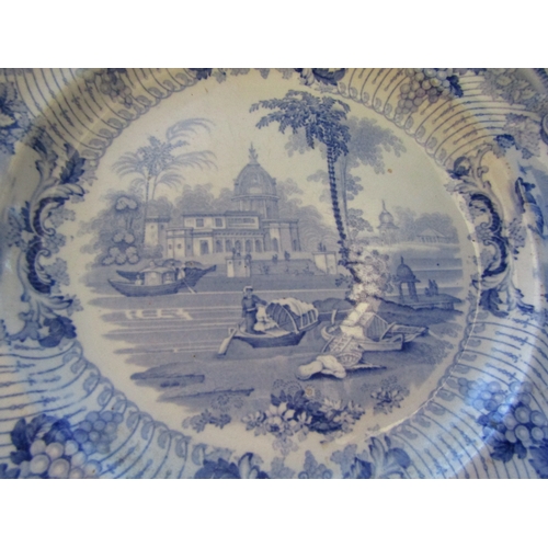 1209 - A box of assorted blue and white plates including Copeland Spode