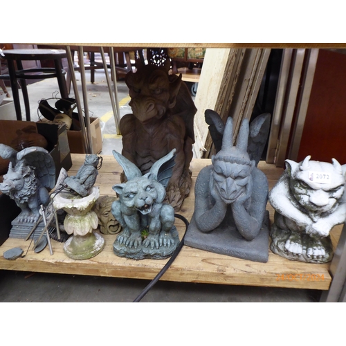 2072 - A quantity of Gargoyles