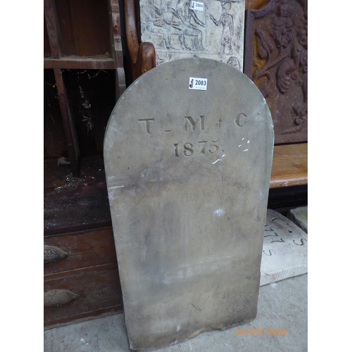 2083 - A Victorian gravestone 1857