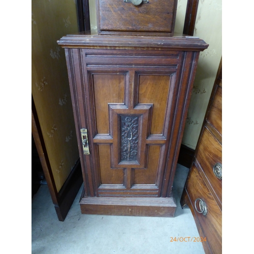 2102 - An Edwardian mahogany Maples & Co Pot Cupboard