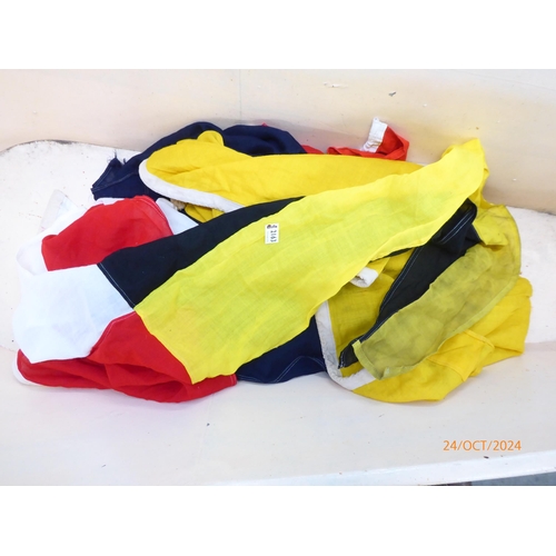 2163 - Five Large sailing signal flags