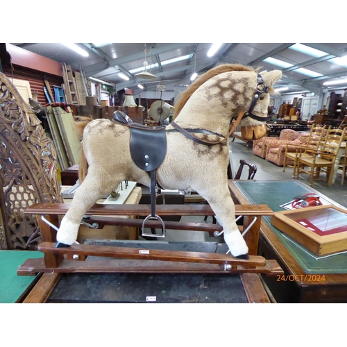 2455 - An MJ mark rocking horse