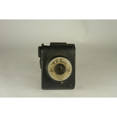 6040 - Two V.P. Twin Original Bakelite Pocket 127 film Camera