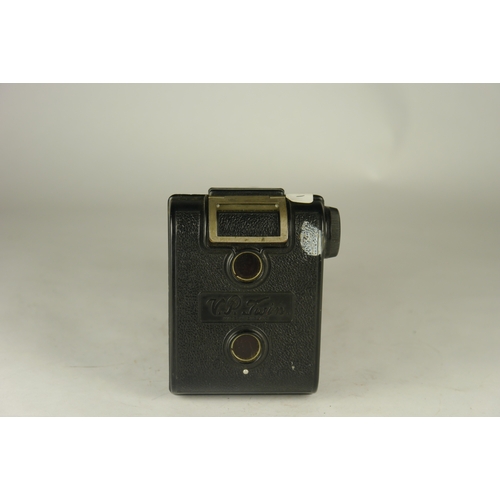 6040 - Two V.P. Twin Original Bakelite Pocket 127 film Camera