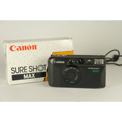 6086 - A boxed Canon Sure Shot Max 35mm Film Compact Camera w/38mm F3.5 lens