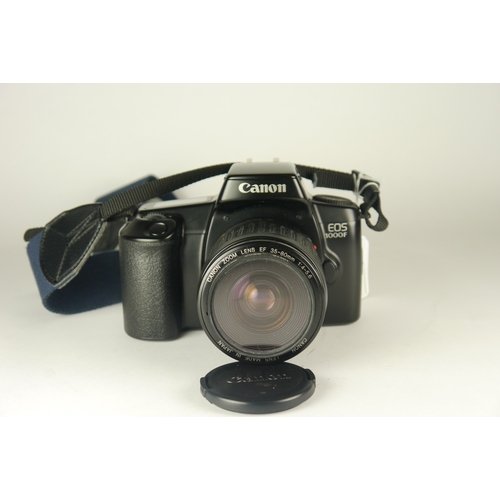 6088 - A Canon EOS 1000F 35mm SLR w/Canon Zoom lens EF 35-80mm F4-5.6 & Sigma 75-300mm f/4.5-5.6 Zoom Lens ... 