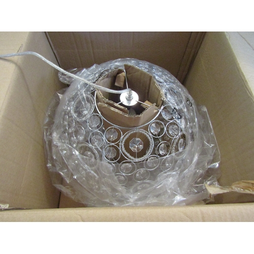 1512 - A pair of modern globular ceiling lights, boxed