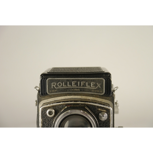 6003 - A Rolleiflex Automat Model 3 TLR Medium format camera w/ Tessar 3.5 7.5cm Carl Zeiss lens & a Weston... 