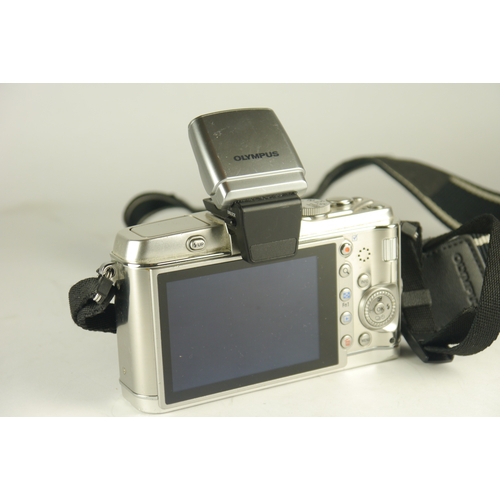 6013 - A Olympus Pen Lite E-PL3 w/ two Olympus M.Zuiko Digital lenses f3.5-5.6 14-42mm & f2.8 17mm, A Olymp... 