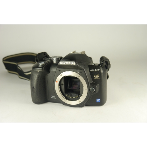 6015 - A Olympus E-510 Digital SLR camera w/ Olympus M.Zuiko Digital  F/3.5-5.6 14-42mm lens & Olympus BCM-... 