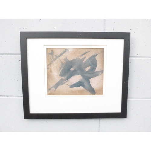 7582 - A WILLIAMS (XX/XXI) A framed abstract art painting, signed lower right, image size 24cm x 29cm