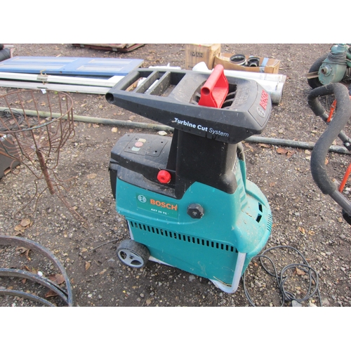 3411 - A Bosch AXT 25TC garden shredder.  DTI Failure: Please see information pages