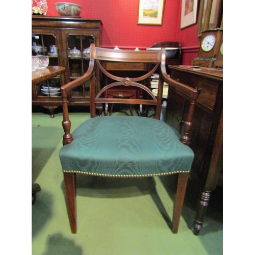 4061 - A Regency mahogany armchair with 