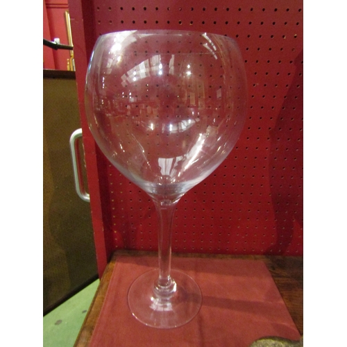 4079 - An oversized wine glass, 40cm tall