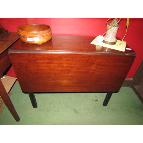 4090 - A Georgian circa 1757 mahogany Sutherland drop leaf table, 70cm tall