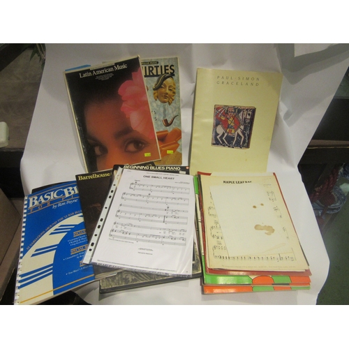 4453 - A quantity of miscellaneous ephemera to include 'The complete organ player songbook' , '70 years of ... 