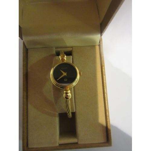 4394 - A cased lady's Gucci watch