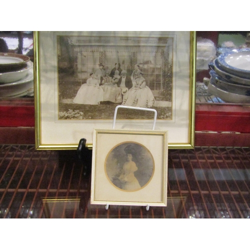 4462 - Two framed and glazed Victorian photograph portraits