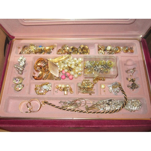 4464 - Various costume jewellery, wristwatches etc