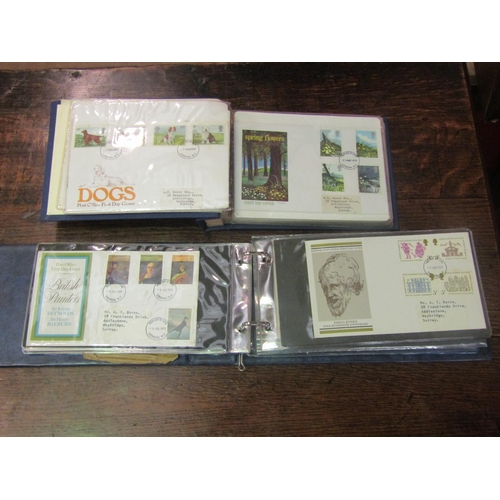 4027 - Two folders of First Day Covers together with an 'Age of Steam' 1995 paper