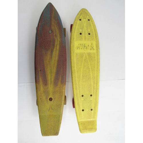 9046 - Two 1970s vintage American made skateboards to include 'True Glide' and 'Free Former' (2)