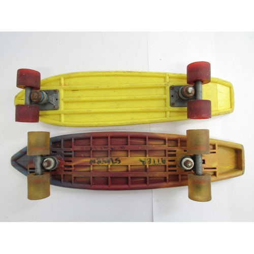 9046 - Two 1970s vintage American made skateboards to include 'True Glide' and 'Free Former' (2)