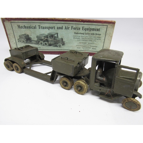 9381 - A boxed playworn Britains 1641 Mechanical Transport and Air Force Equipment Underslung Lorry with Dr... 